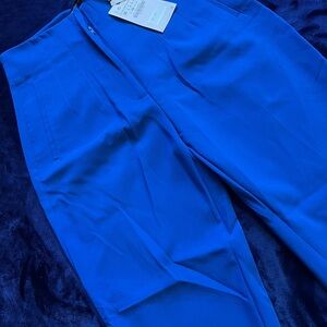 Zara High Waisted Bright Blue Pants